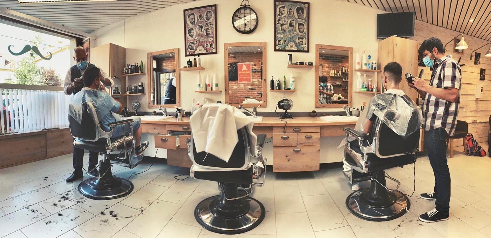 Ambiance vintage barber shop