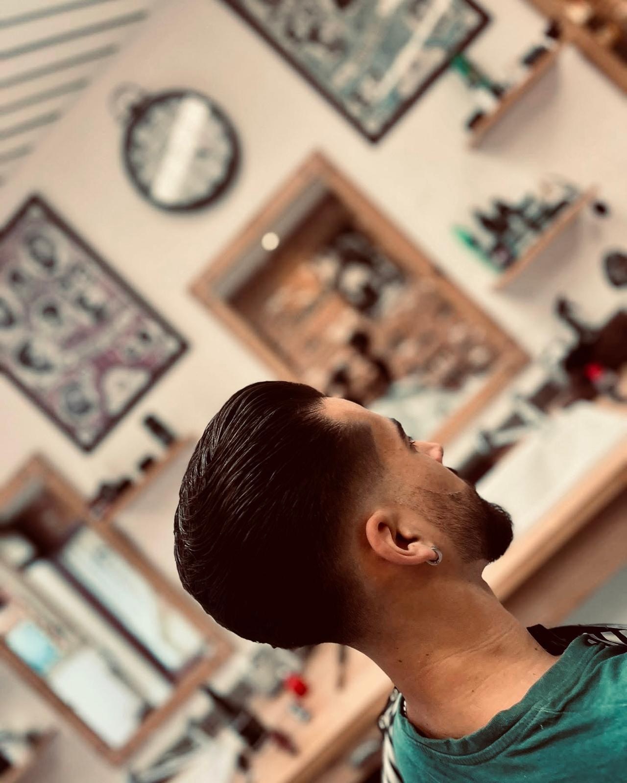 Dégradé Pompadour soigné