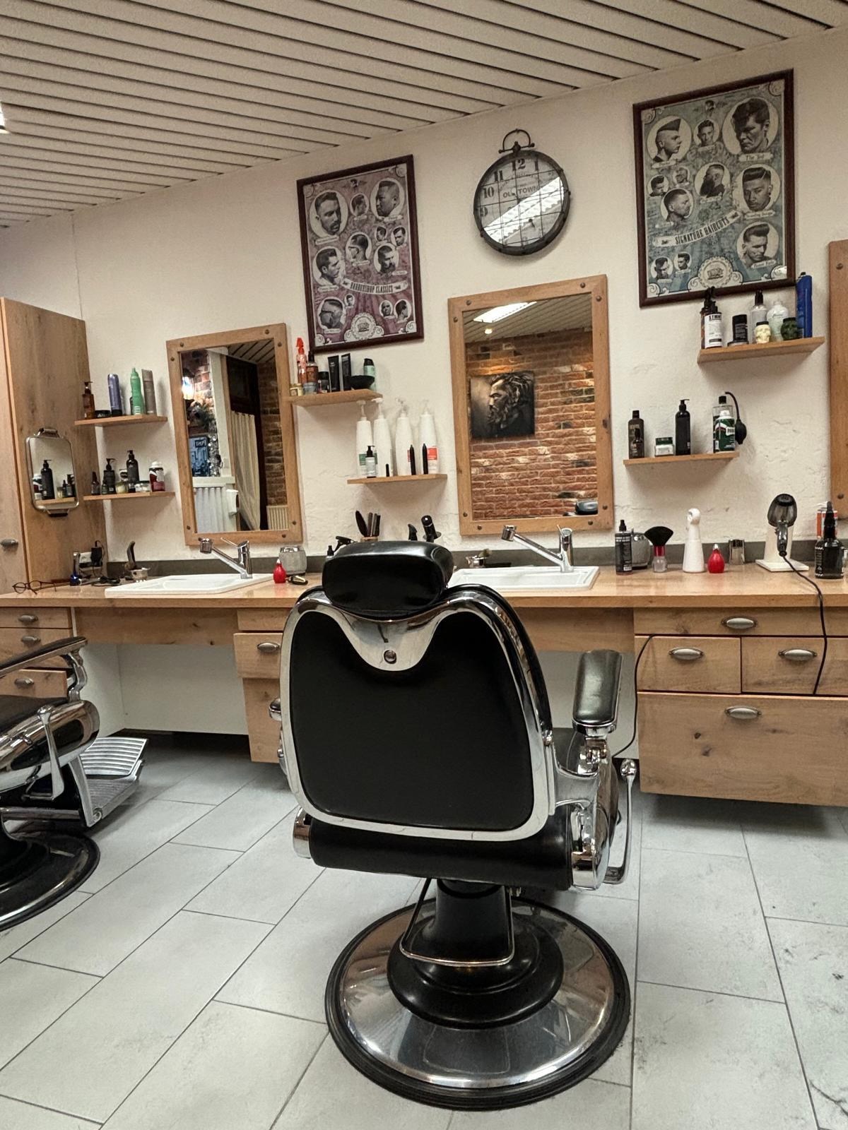 Ambiance vintage barber shop