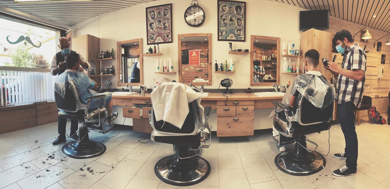 Ambiance vintage barber shop
