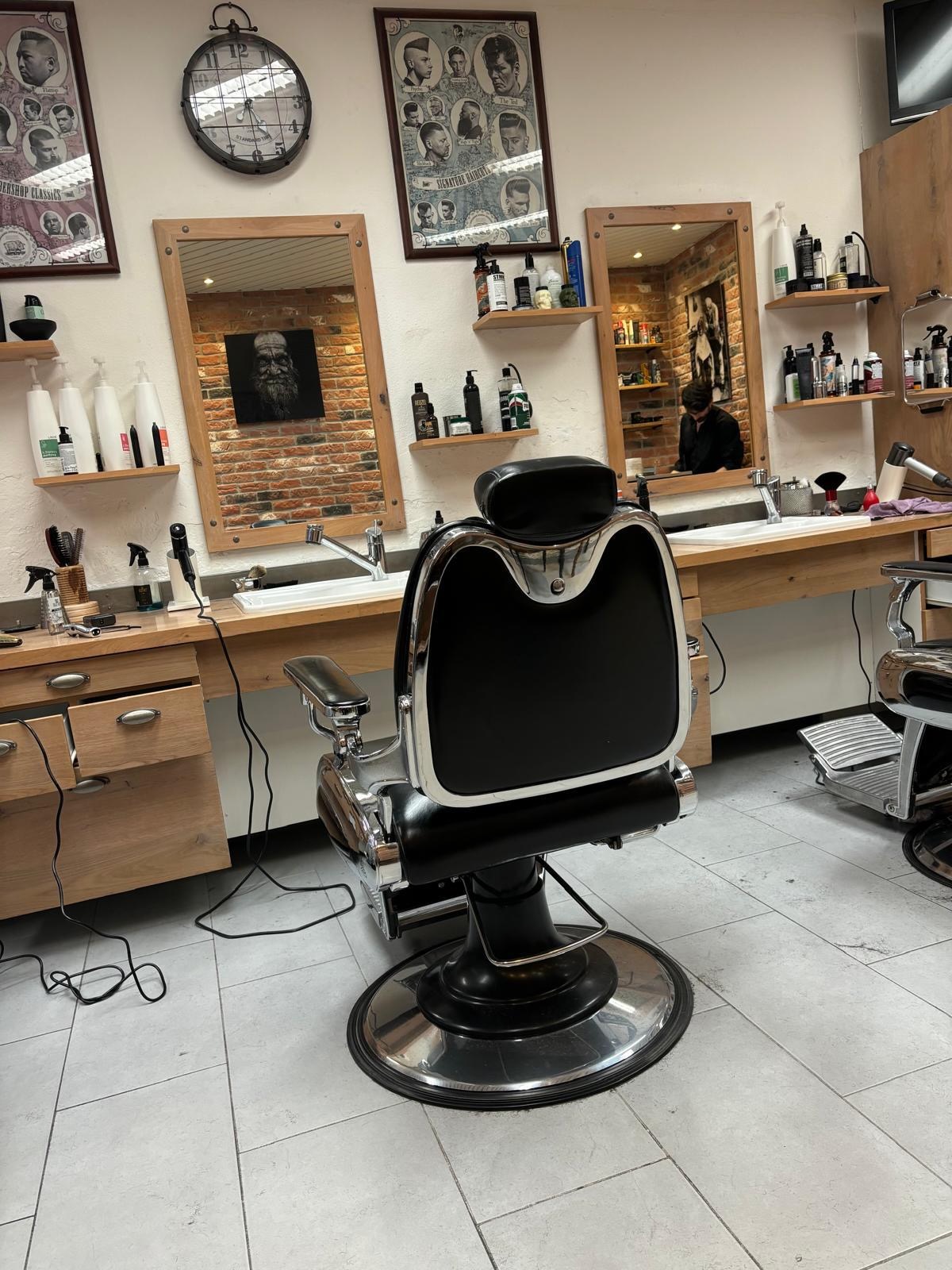 Ambiance vintage barber shop