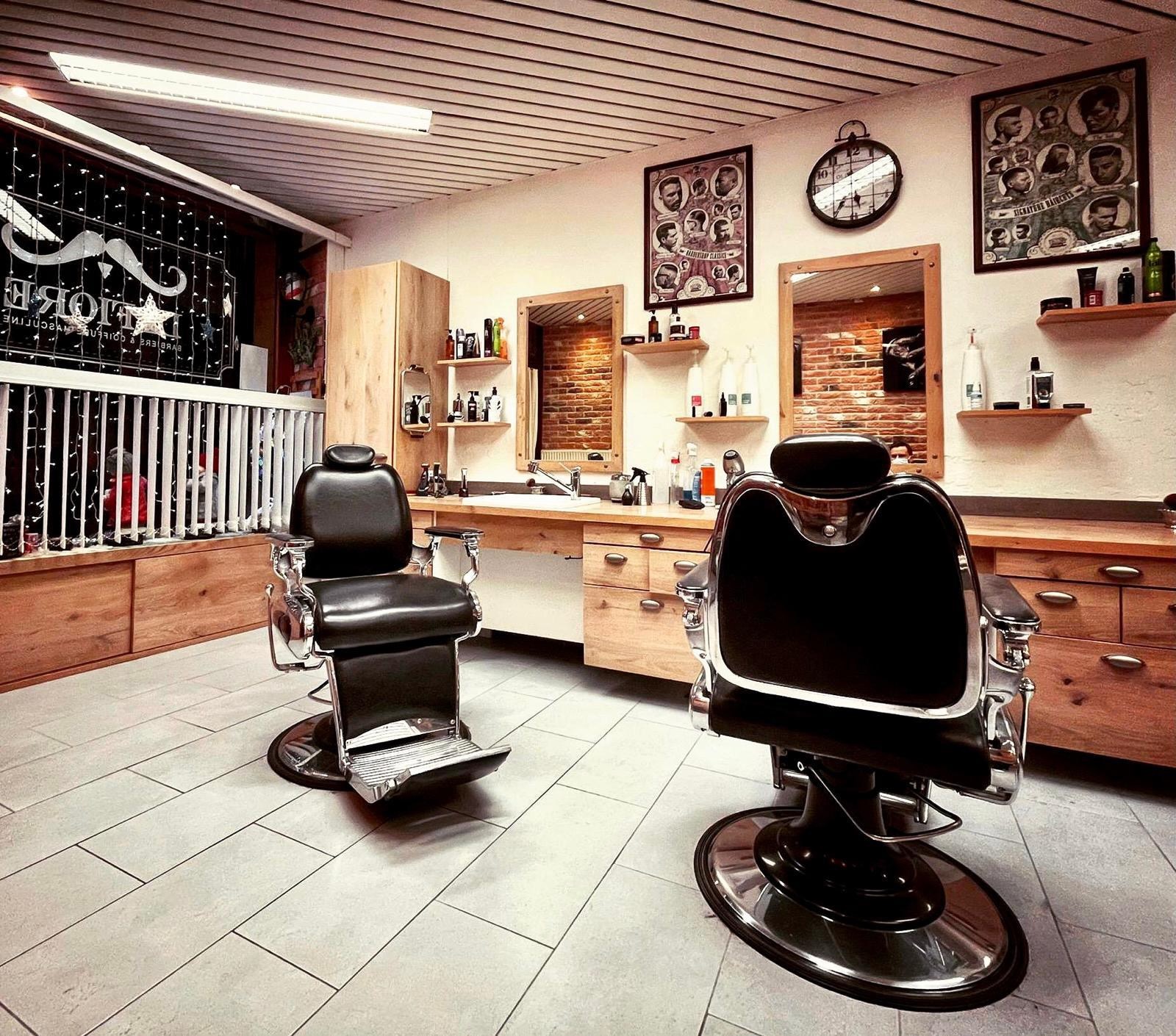 Ambiance vintage barber shop